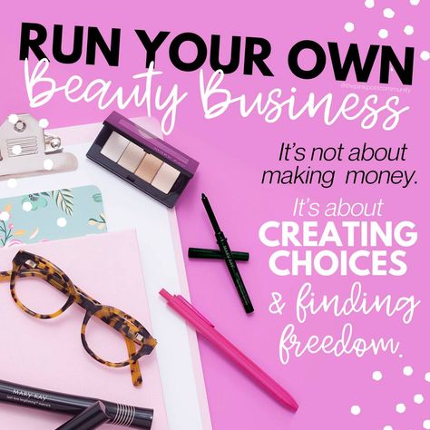 Ever dreamt of running your own beauty business? 🌟✨ With Mary Kay, it's more than just about making money; it's about creating choices and finding freedom. Imagine having the flexibility to work on your own terms and the opportunity to empower others. Ready to start your journey? Let's chat about how you can build your own successful Mary Kay business! 💼💖 #workfromhomemoms #sidehustle #sidehustle2024 #beautybusinessowner #beautylover #financialfreedom #businessownership #createthelifeyou... Mary Kay Tips, Mary Kay Team Building, Mary Kay Facial Box, Mary Kay Glamour, Mary Kay Games, Recruiting Ideas, Mary Kay Opportunity, Mary Kay Facial, Mary Kay Sale