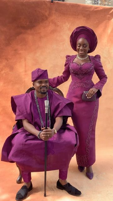 Asooke Styles For Brides, Aso Oke Styles, Couples African Outfits, African Outfits, Traditional Marriage, Aso Oke, December 19, Wedding Vibes, Picture Outfits