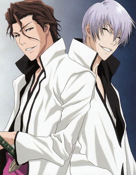 Aizen and Ichimaru Gin Bleach, Gin Ichimaru, Aizen Sousuke, Aizen Sosuke, Ulquiorra Cifer, Image Spiderman, Bleach Anime Art, Kurosaki Ichigo, Moon Wallpaper