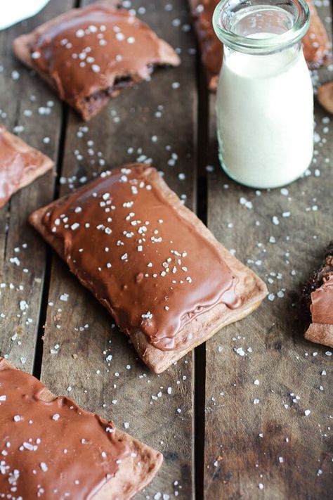 Homemade Pop Tarts Recipe, Jumbo Cookies, 90s Snacks, Homemade Chocolate Fudge, Poptart Recipe, Fudge Pops, Pop Tart, Half Baked Harvest, Homemade Snacks