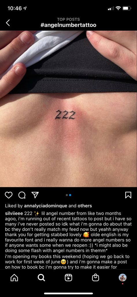 222 Font Tattoo, 222 Tattoo Fonts, 222 Font, Secret Tattoos For Women, Secret Tattoos, 222 Tattoo, Secret Tattoo, Font Tattoo, Favorite Fonts