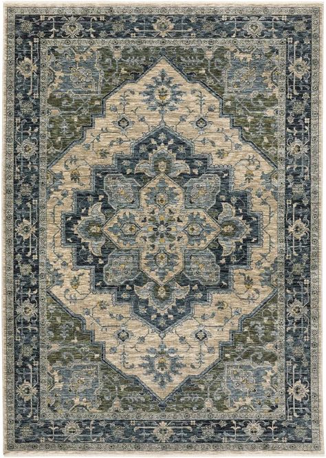 Amazon.com: Aberdeen Traditional Rug 051G1 in Blue Rectangle 7' 10" X 11 ' 1" : Home & Kitchen Farmhouse Area Rug, Blue Grey Rug, Navy Fashion, Aberdeen, Traditional Area Rugs, Hand Tufted Rugs, Blue Accents, Beige Area Rugs, Indoor Area Rugs