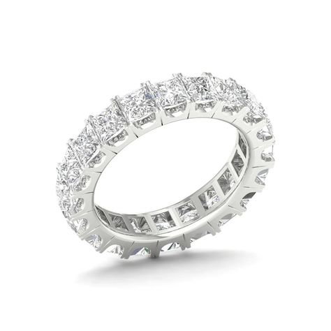 🌟A classic and timeless choice, this Princess Eternity Band will make a glowing impression. Price on request. 🌟 April 21, Eternity Band, Eternity Bands, Band, On Instagram, Instagram