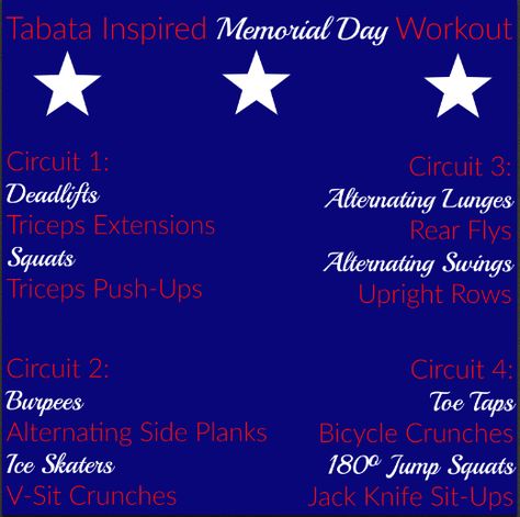 Memorial Day Workout, Themed Workouts, Fitness Memes, Holiday Workout, Pole Dance Moves, Bicycle Crunches, Boot Camp Workout, Fitness Fun, Gym Workout Outfits