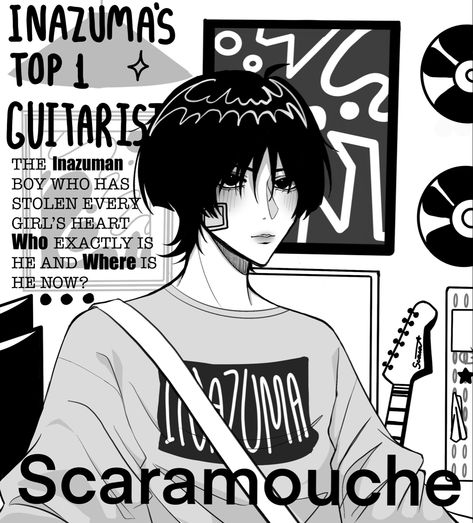 Genshin Impact
Scara
Scaramouche 
Scarakou Scaramouche Guitarist, Scaramouche Fanart, Single As A Pringle, Wanderer Art, My Hero Academia Episodes, Emo Boys, I'm A Simp, Cutie Patootie, Boys Who