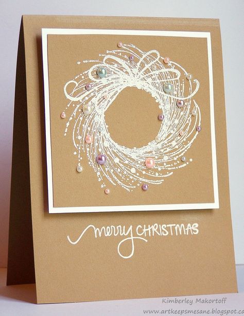 Quilled Creations, Handmade Christmas Card, Christmas Card Inspiration, Homemade Christmas Cards, Diy Christmas Cards, Cards Ideas, Christmas Cards To Make, Boxing Day, Winter Cards