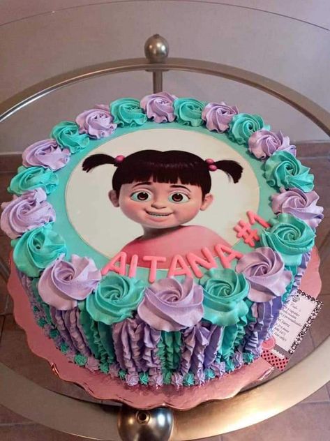 Cake Boos, Buu Monster Inc, Monster Inc Cakes, Cake For Kids, Monsters Inc Boo, Monster Inc Birthday, Monster Inc, Baby Shawer, Normal Girl