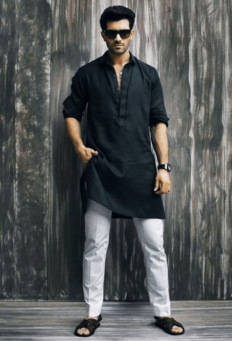 Pathani For Men, Mens Party Wear, Party Wear Kurta, Pathani Kurta, Indian Kurta, Man Party, Ethnic Looks, Long Shirt, Chest Size