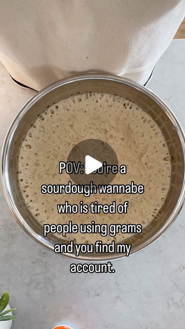 Mattie B on Instagram: "Listen, to all you sourdoughers that measure in grams, keep scrolling and truckin on. For those of you that want to make easy sourdough using American measurements, you have come to the right spot!!!

My easy sourdough recipe:
4 cups of bread flour
2 cups of water
1/4 cup starter
1 tbsp salt

Mix it together, tug and pull a couple times, let it rise over night or during the day (12-24 hours) and put it in your COLD oven at 450 for 55 minutes. 

Yep, THAT'S IT!!" Sourdough Bread Recipe In Cups, Easy Sourdough Bread Recipe, Sourdough Bread Starter, Sourdough Recipe, Easy Sourdough, Bread Starter, Sourdough Bread Recipe, Daily Recipes, Over Night