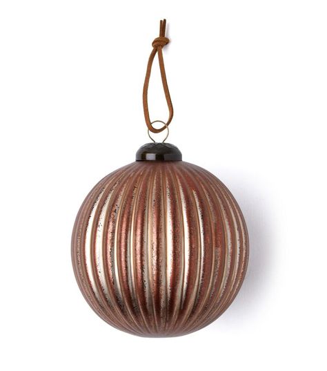 4" Christmas Bronze Textured Glass Ball Ornament by Place & Time | JOANN Brown Ornaments Christmas Tree, Earth Tone Christmas Decor, Bronze Christmas Decor, Copper Christmas Decor, Moody Christmas, Copper Christmas, Tinsel Christmas Tree, Red Christmas Ornaments, Brass Ornaments