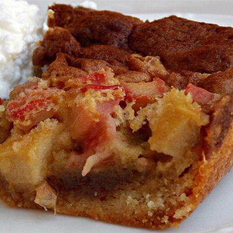 Rhubarb Shortbread Bars Recipe | Allrecipes Rhubarb Shortbread Bars, Rhubarb Bars Recipes, Pumpkin Shortbread, Rhubarb Squares, Shortbread Desserts, Shortbread Bars Recipes, Rhubarb Bars, Rhubarb Crumble, Tart Filling