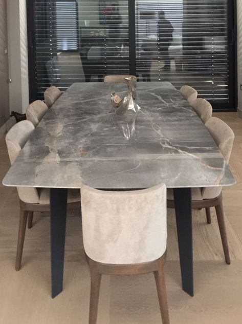 Granite Dining Table Ideas, Granite Dining Table, Marble Top Dining Table, Dining Table Marble, Dining Table Design, Marble Granite, Marble Table, Dining Rooms, Dinner Table