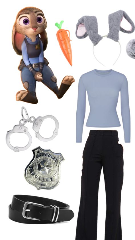 Judy Hopps Costume, Pretty Halloween Costumes, Judy Hopps, 31 Days Of Halloween, Halloween Costumes, Halloween