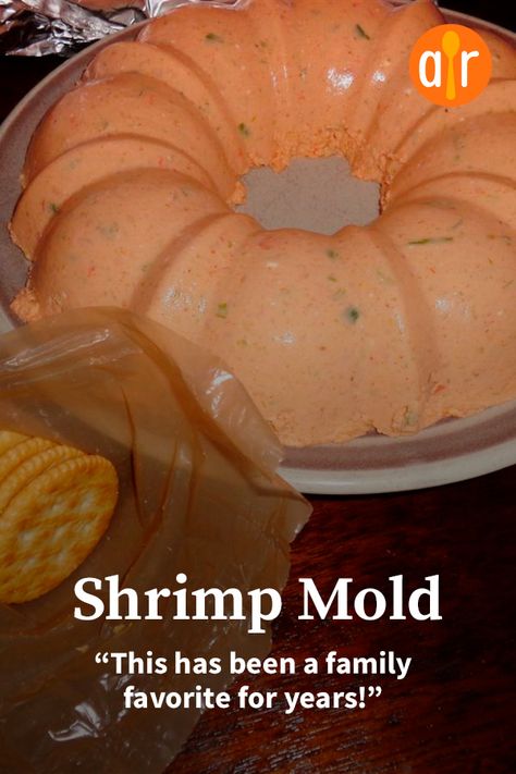 Shrimp Mold | "I've also used this recipe for years and everyone likes it. It freezes well so is handy to have on hand for a quick appetizer." #easter #easterrecipes #easterideas #easterinspiration #easterweekend #eastermeal #allrecipes Shrimp Mousse Recipe, Shrimp Mousse Mold, Crab Mold Dip Recipe, Shrimp Mold Recipe, Cajun Shrimp Mold Recipe, Shrimp Mold With Tomato Soup, Baked Shrimp Dip With Cream Cheese, Shrimp Dip With Canned Shrimp, Shrimp Mold Cajun