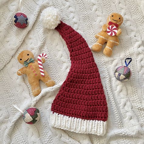 Crochet Newborn Santa Hat, Hayhay Crochet, Crochet Santa Hat Free Pattern, Crochet Santa Hat Pattern, Kids Santa Hat, Baby Santa Hat, Santa Hat Pattern, Crochet Santa Hat, Crochet Christmas Hats