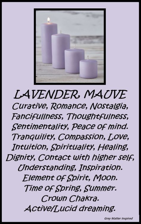 Purple candle meaning