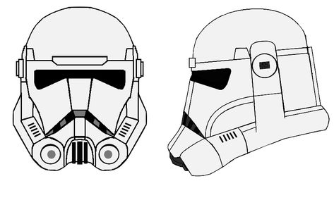 Clone Phase 3 Helmet Concept by Madskillz793 on DeviantArt Clone Helmet Template, Star Wars Coloring Sheet, Clone Trooper Helmet, Star Wars Helmet, Helmet Concept, Battle Droid, Star Wars Episode Iv, Starfleet Ships, Star Wars Trooper