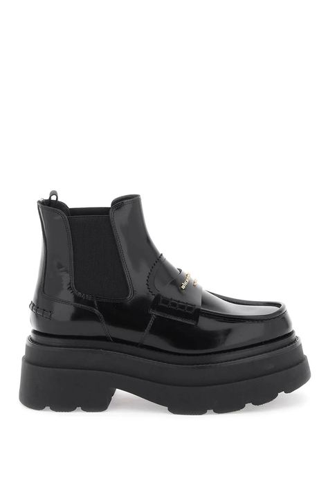 Discover great products at the best prices at Dealmoon. Alexander Wang platform carter ankle boots. Price:$544.70 at Coltorti Boutique Fall Boots, Boots Fall, Boots For Sale, Black Ankle Boots, Leather Interior, Luxury Retail, Leather Ankle Boots, Alexander Wang, Evening Wear