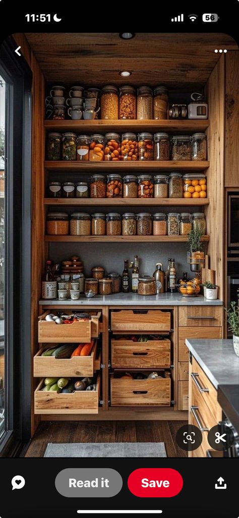 Canning Room Ideas, Canning Kitchen Layout, Canning Kitchen Ideas, Cottagecore Pantry, Canning Aesthetic, Homestead Kitchen Design, Canning Shelves, Canning Room, Canning Pantry