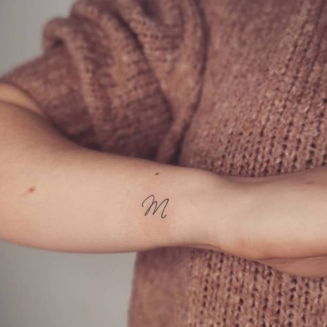 Lowercase M Tattoo, M Cursive Tattoo, Cursive M Tattoo, M Tattoo Letter, Letter M Tattoo, Letter M Tattoos, M Tattoo, Latin Script, Cursive Tattoos