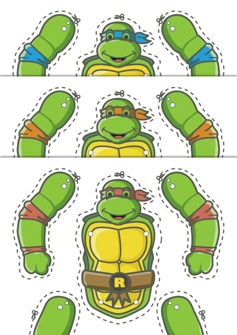 Skaffa dig dina egna Teenage mutant ninja turtles helt gratis bara ladda ner, klipp ut och sätt ihop! Teenage Mutant Ninja Turtles Crafts, Ninja Turtle Crafts, Weekly Themes, Tmnt Birthday, Ninja Turtles Birthday Party, Tmnt Party, Turtle Crafts, Jumping Jack, Glow Forge