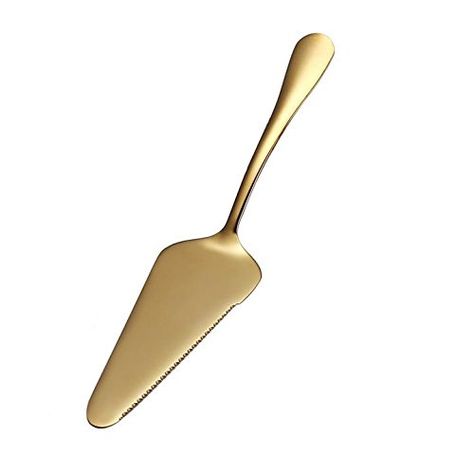 MBB 5x Cake Server Pie Holder Transfer Triangular Spade Spatula Serrated Edge  Gold ** Check this awesome product by going to the link at the image.-It is an affiliate link to Amazon. #kitchenutensils Cake Server, Kitchen Utensils, Pie, Cake, Gold