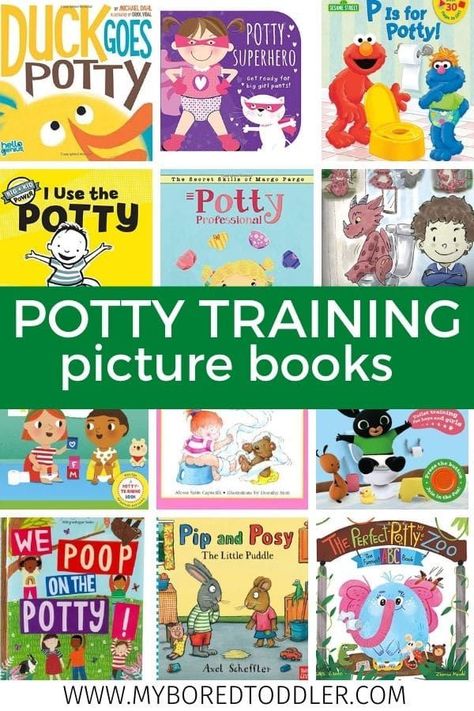 20 Potty Training Books for Toddlers #myboredtoddler #pottytraining #toddlerbooks #picturebooks #parenting #parentingtips Potty Training Schedule, Potty Training Books, Boys Potty, Easy Potty Training, Best Potty, Potty Training Girls, Books For Toddlers, Toddler Potty, Potty Training Boys