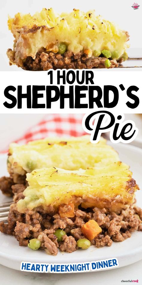 Ultimate Comfort Food: Shepherd's Pie Made Easy Shepards Pie Easy Quick, Crockpot Shepherds Pie Recipe Easy, Healthy Shepherds Pie Recipe Easy, Easy Shepherd Pie, How To Make Shepherd's Pie Recipe, Easy Shepherd's Pie, Sheppard’s Pie Easy, Make Ahead Shepherds Pie Recipe, Upside Down Shepherds Pie