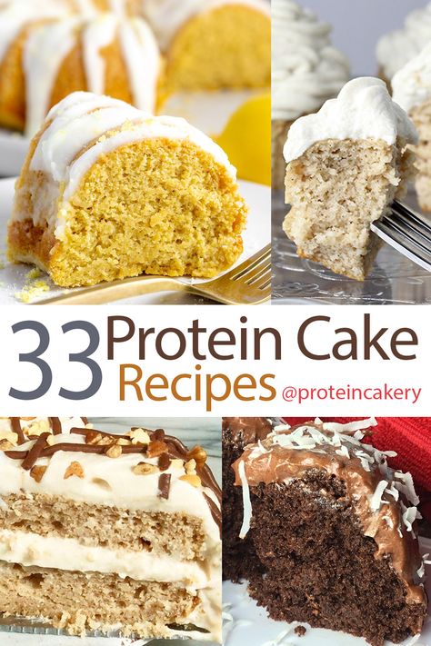 Vanilla Protein Powder Recipes Desserts, Protein Pound Cake, Protein Coffee Cake Recipes, Healthy Protein Cake Recipes, Protein Birthday Cake Recipes, Whey Protein Desserts, Protein Bundt Cake, Protein Breakfast Cake, High Protein Cake Recipes