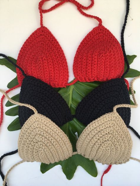 Crochet Bikinis Boho Pattern, Teen Sweaters, Patterns Outfit, Cute Crochet Tops, Toothless Wallpaper, Crochet Halter Top Pattern, Easy Crochet Hat Patterns, Crochet Two Piece, Bikinis Crochet