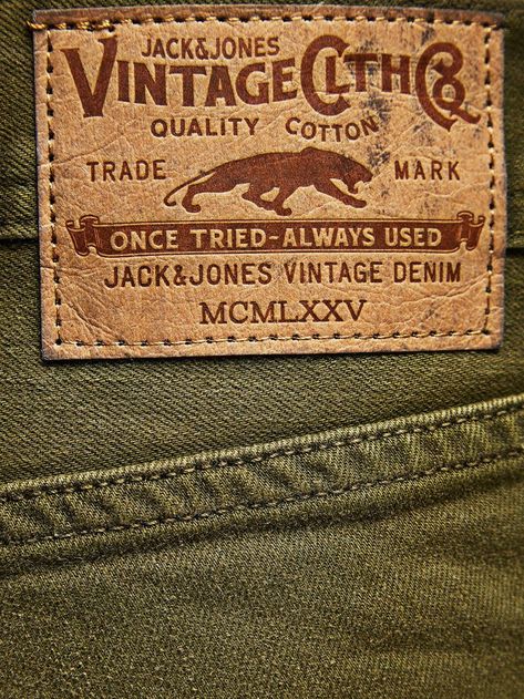 Artifact Art, Jeans Label, Jeans Branding, Hang Tag Design, Tag Jeans, Denim Label, Forest Night, Indigo Jeans, Jeans Logo