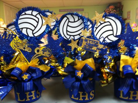 Volleyball Banquet centerpieces Table Centerpieces For Sports Banquet, Volleyball Table Centerpieces, Volleyball Banquet Decorations, Sport Banquet Centerpieces, Volleyball Table Decorations, Volleyball Centerpieces Banquet, Volleyball Banquet Ideas Centerpieces, Volleyball Banquet Centerpieces, Volleyball Centerpieces Ideas