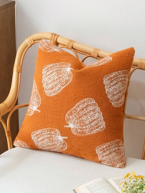 1pc Chenille Pumpkin Style Pillowcase (Pillow Inner Not Included)I discovered amazing products on SHEIN.com, come check them out! Contemporary Cushions, Fall Pillow Cover, Blue Y2k, Fall Pillows, Couch Cushions, Cushion Pillow, White Pumpkins, Throw Pillow Cases, Kids Sleepwear