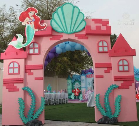 Styro Mermaid Entrance Arch Diving deep into a world of magic and mystery In AL NAJAT we make it happen For Inquiries Contact Here 👇 WhatsApp : +974 77 00 11 69 Call : +974 77 00 11 69 #mermaid #mermaidtheme #mermaidparty #mermaidbackdrop #mermaidecoration #kidsparty #kidspartyideas #dohakidsevents #najatevents #najateventsplanner Entrance Arch, Magic And Mystery, Mermaid Theme, Kids Events, Mermaid Party, Make It Happen, Kids Party, Loft Bed, Diving