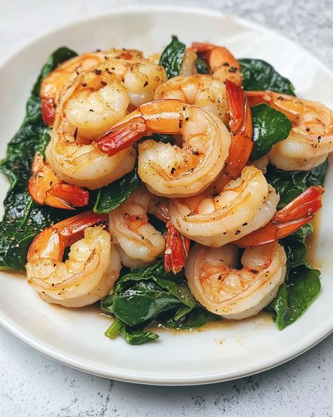 Advertisement This Sautéed Shrimp with Spinach recipe combines tender, juicy shrimp with fresh, vibrant spinach. ... Read more Shrimp Scampi With Spinach, Shrimp And Spinach Recipes, Easy Spinach Recipes, Fresh Spinach Recipes, Quinoa Balls, Spinach Cooked, Shrimp And Spinach, Spinach Recipe, Juicy Shrimp