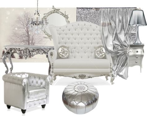 Hollywood Glam Decor, Fabulous Homes, Rococo Interior, Rococo Furniture, Modern Baroque, Neo Baroque, Glam Modern, Silver Decor, Glam Decor