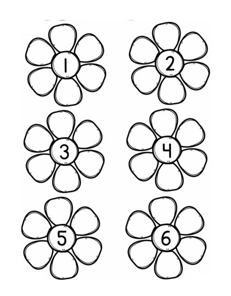 Flower Math, Plants Worksheets, Counting Activities Preschool, Cupcake Coloring Pages, Easter Preschool, Learning Printables, Kindergarten Math Activities, Counting Activities, Math Activities Preschool