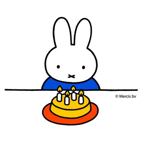 Birthday Miffy Happy 58th Birthday, 58th Birthday, Kid Character, Design Week, 귀여운 동물, Cute Wallpapers, Birthday Cards, Hello Kitty, Illustration Art