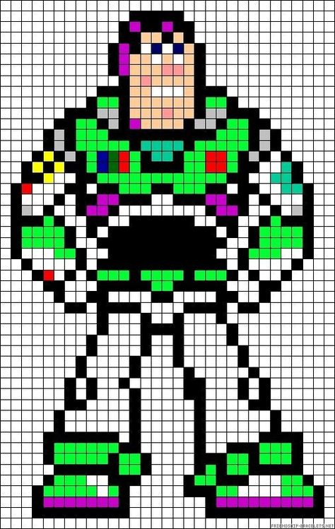 Perler Beads Ideas, Pixel Quilting, Modele Pixel Art, Fuse Bead Patterns, Pixel Art Templates, Hama Beads Patterns, Minecraft Pixel Art, Disney Cross Stitch, Pixel Pattern