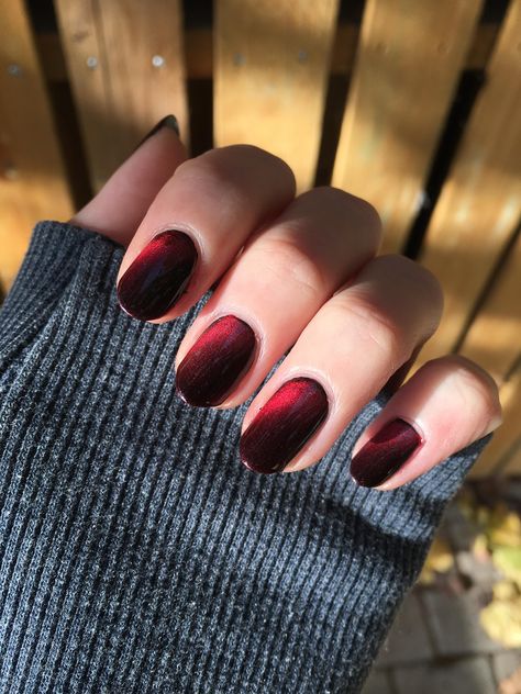 Ox Blood Nails, Blood Nails, Nails Trend, Dark Blood, Nails 2020, Gem Nails, Art Nails, Art Trends, Nails Art