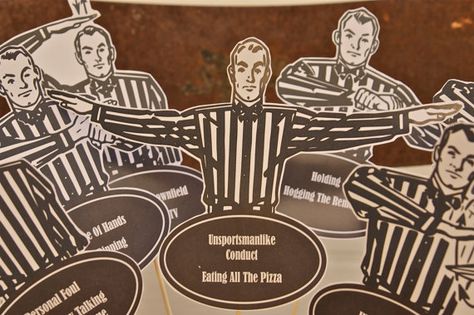 Football Party  Retro Referees Editable & Printable Perfect Vintage Football Party, Football Themed Party, Football Banquet, Soccer Referee, Football Referee, Football Invitations, Hosting Ideas, Football Theme Party, Football Theme