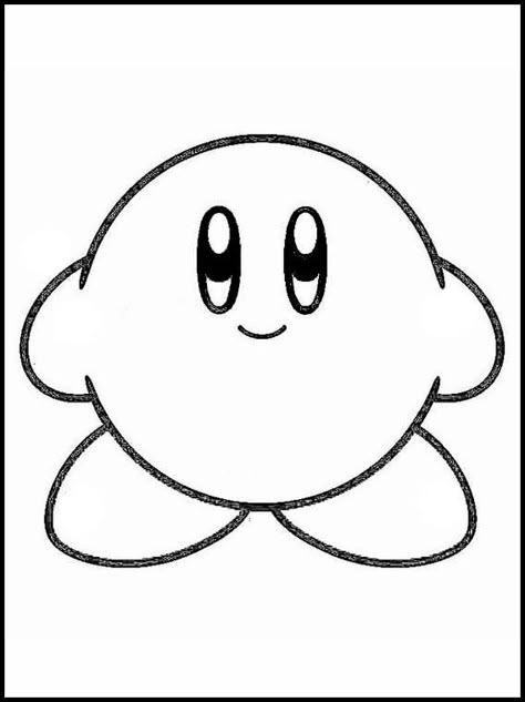 Dibujos Faciles para Dibujar Kirby de las estrellas 1 Colouring Pages Easy, Kirby Right Back At Ya, Drawings To Draw, Barbie Drawing, Disney Princess Coloring Pages, Printable Colouring, Free Coloring Pages For Kids, Cute Easy Doodles, Kids Worksheets