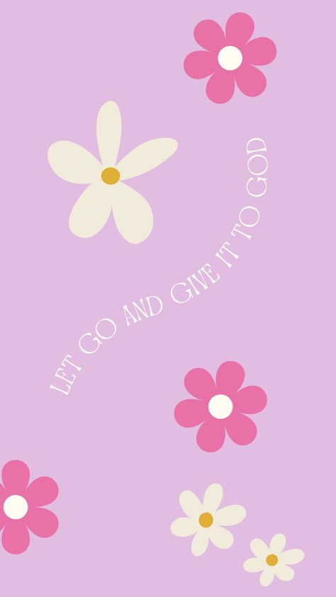 Groovy Iphone Wallpaper Aesthetic, Let It Go Wallpaper Aesthetic, Preppy Verses, Groovy Christian Wallpaper, Let Go And Let God Wallpaper, Groovy Background Wallpapers, Jesus Pink Wallpaper, Pastel Bible Verse, Pink Christian Wallpaper Aesthetic