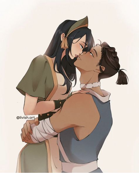 Sokka X Toph Fanart, Toph Fanart, Sokka Toph, Avatar Fanart, Avatar Cartoon, Avatar The Last Airbender Art, Avatar Airbender, Inside Job, Avatar Aang