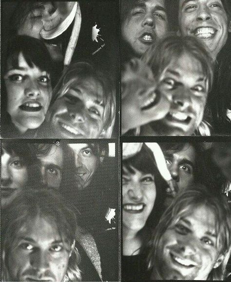 Nirvana with Shelli Hyrkas, a photographer once married to Krist Novoselic, at Seattle’s Re-Bar in 1991. Krist Novoselic, Kurt And Courtney, Frances Bean Cobain, Donald Cobain, Krist Novoselić, Nirvana Kurt Cobain, Nirvana Kurt, Smells Like Teen Spirit, Courtney Love