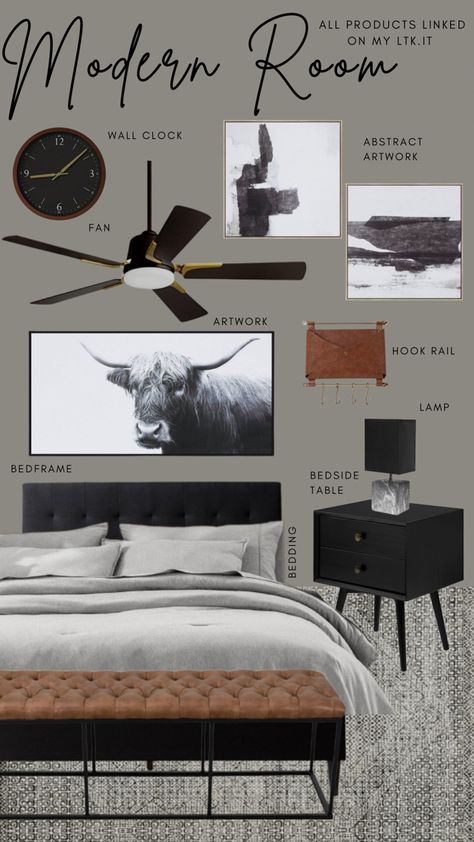 Artwork For Men's Bedroom, Masculine Guest Room, Masculine Farmhouse Bedroom, Masculine Minimalist Bedroom, Men’s Bedroom Decor Ideas, Airbnb Room Ideas, Guys Bedroom Ideas Men, Mens Bedroom Wall Art, Male Room Ideas Masculine Bedrooms