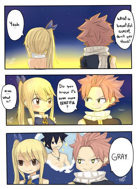 “Natsu Loves Gray -Gratsu Forever- ” Aauw Lucy