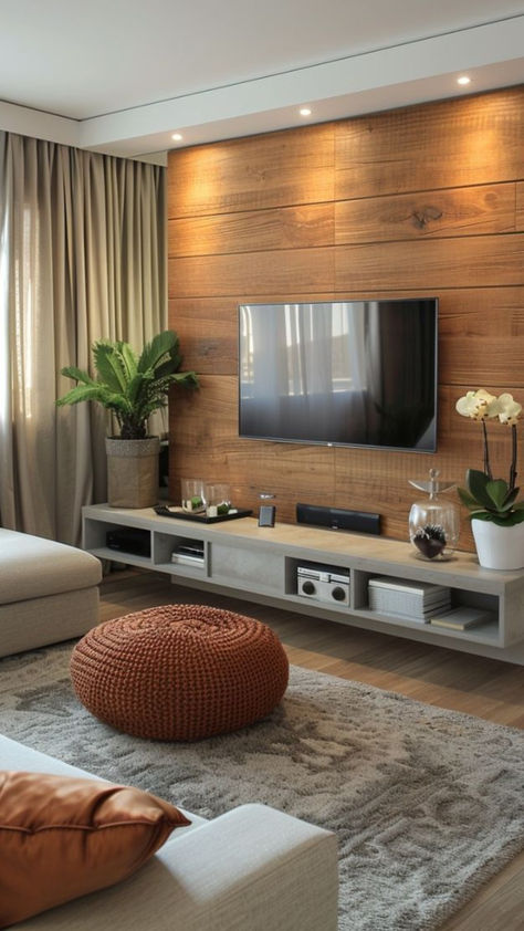 Creative TV Mount Solutions for Stylish Living Wide Living Room Designs, Mounted Tv Living Room, Tv Mount Ideas, Tv Wall Mount Ideas, Small Living Room Ideas With Tv, Tv Walls, Tv Mounting, Living Room Wall Units, Classy Living Room