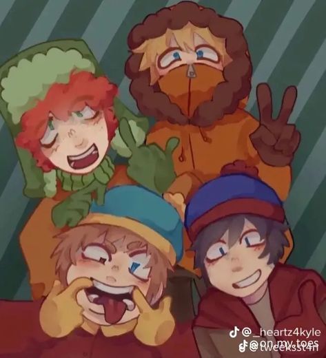 🫥 South Park Artwork, South Park Main Four Fanart, Southpark Main 4 Fanart, Your Friends Smile Warmly Behind You Omori, The Main 4 South Park Fanart, Main 4 South Park Fanart, The Main 4 South Park, South Park Main 4 Fanart, Main 4 South Park