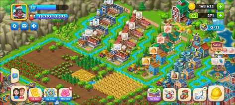 Farm Design Ideas, Game Layout, Ship Ideas, Farm Design, Island Design, Layout Ideas, Game Design, Home Deco, Layout Design